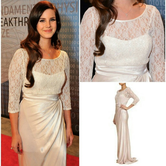 Stunning Lana Del Rey red carpet gown - Picture 7 of 7